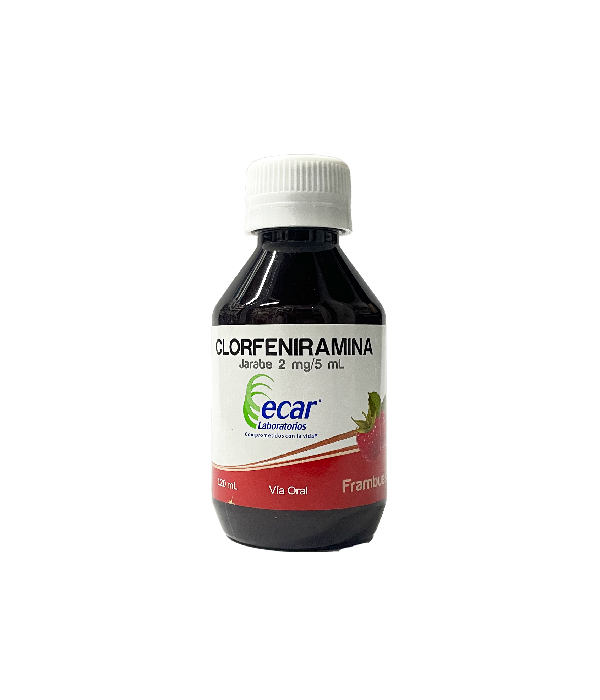 CLORFENIRAMINA JARABE FRASCO X 120 ML EC